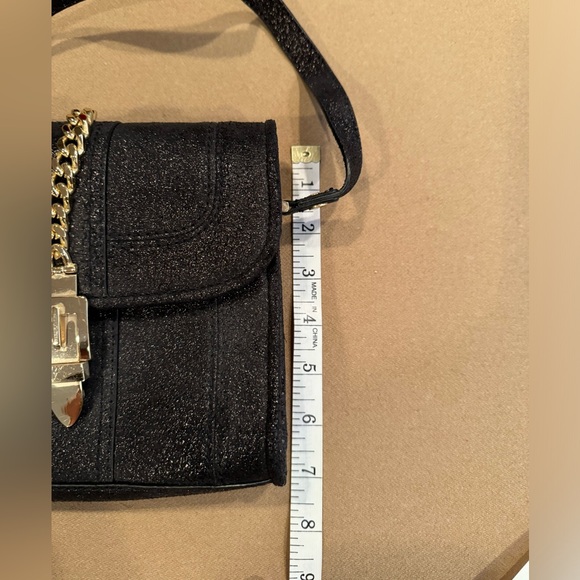 Milly Black Metallic Mini Shoulder Bag - Picture 10 of 11